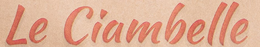 LE CIAMBELLE trademark