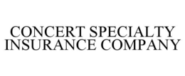 CONCERT SPECIALTY INSURANCE COMPANY trademark