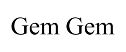 GEM GEM trademark