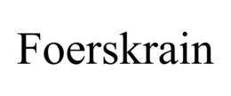 FOERSKRAIN trademark