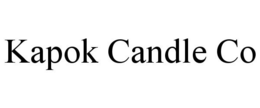 KAPOK CANDLE CO trademark