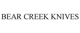 BEAR CREEK KNIVES trademark