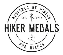 HIKER MEDALS DESIGNED BY HIKERS FOR HIKERS EST. 2016 trademark
