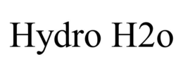 HYDRO H2O trademark