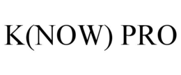 K(NOW) PRO trademark