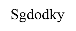 SGDODKY trademark