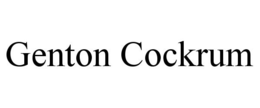 GENTON COCKRUM trademark