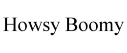 HOWSY BOOMY trademark