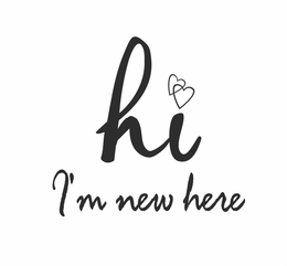 HI I'M NEW HERE trademark