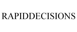 RAPIDDECISIONS trademark