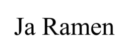 JA RAMEN trademark