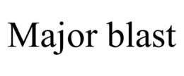 MAJOR BLAST trademark