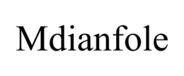 MDIANFOLE trademark