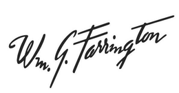 WM. G. FARRINGTON trademark