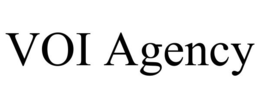 VOI AGENCY trademark