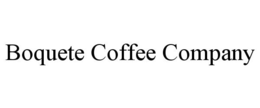 BOQUETE COFFEE COMPANY trademark