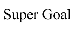 SUPER GOAL trademark