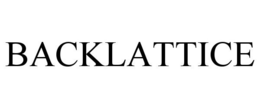 BACKLATTICE trademark