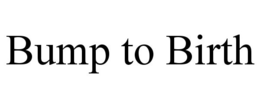 BUMP TO BIRTH trademark