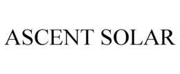 ASCENT SOLAR trademark