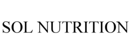 SOL NUTRITION trademark