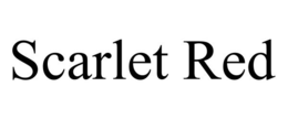 SCARLET RED trademark