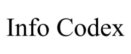 INFO CODEX trademark