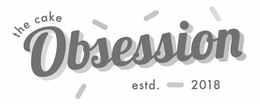 THE CAKE OBSESSION ESTD. 2018 trademark