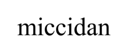 MICCIDAN trademark