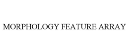 MORPHOLOGY FEATURE ARRAY trademark