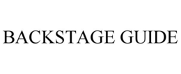 BACKSTAGE GUIDE trademark