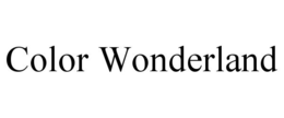 COLOR WONDERLAND trademark