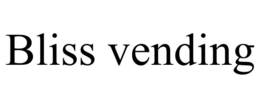 BLISS VENDING trademark