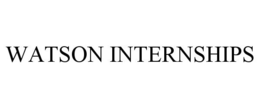 WATSON INTERNSHIPS trademark