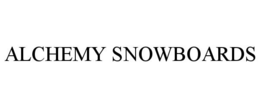 ALCHEMY SNOWBOARDS trademark