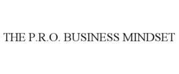 THE P.R.O. BUSINESS MINDSET trademark