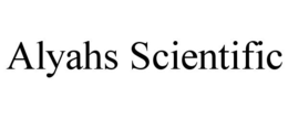 ALYAHS SCIENTIFIC trademark