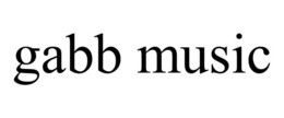 GABB MUSIC trademark