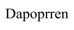 DAPOPRREN trademark