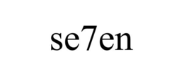SE7EN trademark