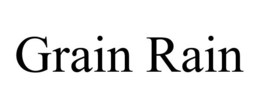 GRAIN RAIN trademark