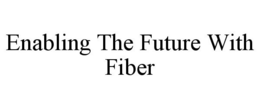 ENABLING THE FUTURE WITH FIBER trademark