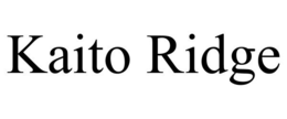 KAITO RIDGE trademark