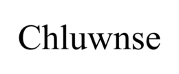 CHLUWNSE trademark