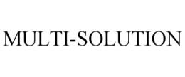 MULTI-SOLUTION trademark