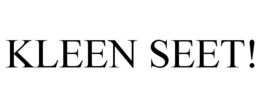 KLEEN SEET! trademark