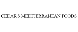CEDAR'S MEDITERRANEAN FOODS trademark
