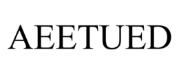 AEETUED trademark