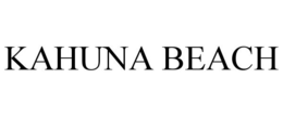 KAHUNA BEACH trademark