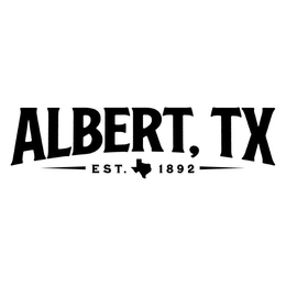 ALBERT, TX EST. 1892 trademark